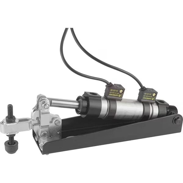 Pneumatic Clamp Horizontal, Form:B Steel, Comp:Steel, Kipp, Mfr#: K0090.0075